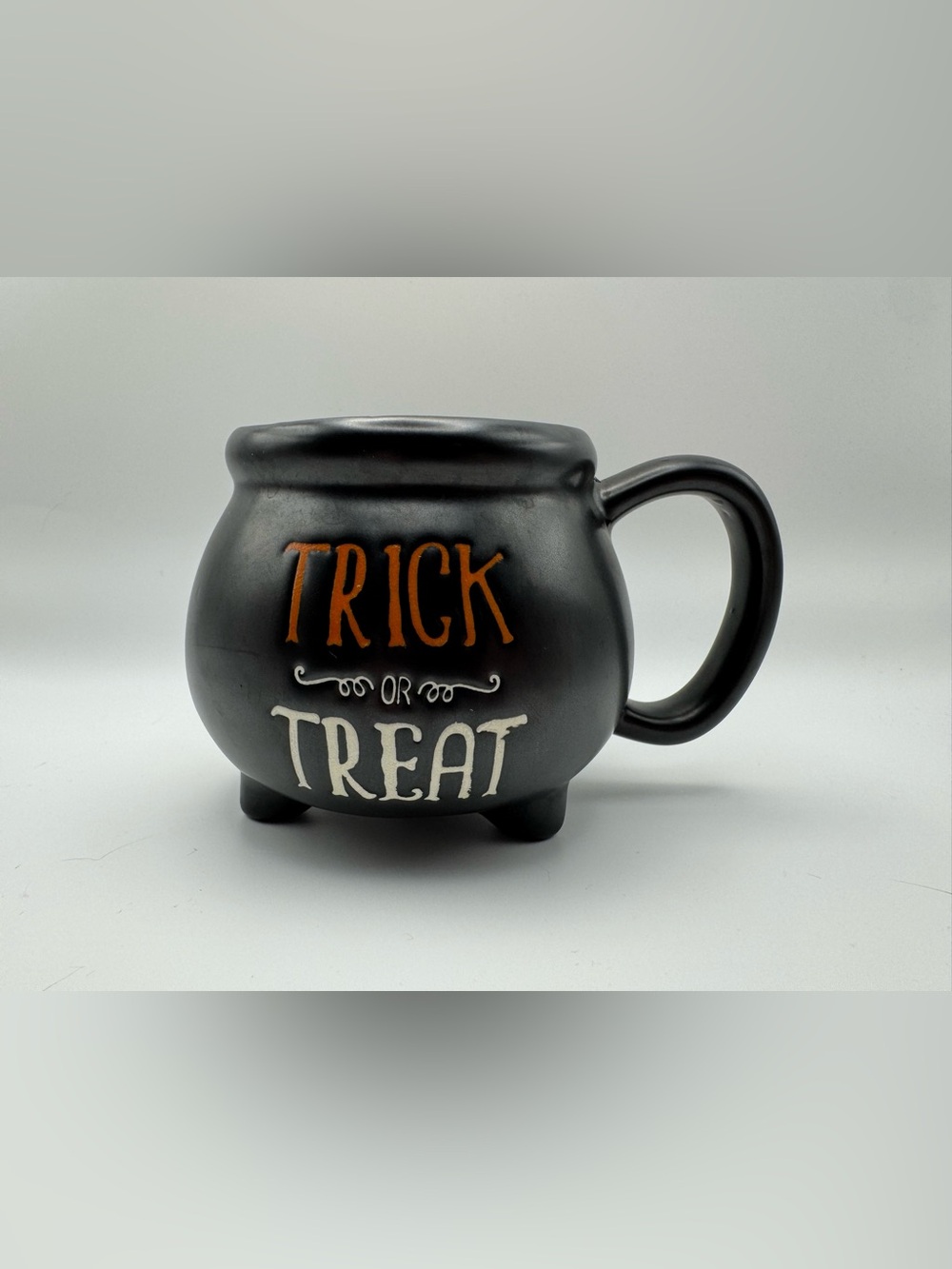 Trick or Treat Black Cauldron Coffee Mug Hyde & EEK!
